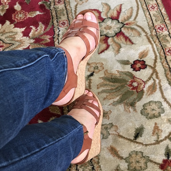 Lucky brand woman’s wedges brown ❤️ - Picture 3 of 8